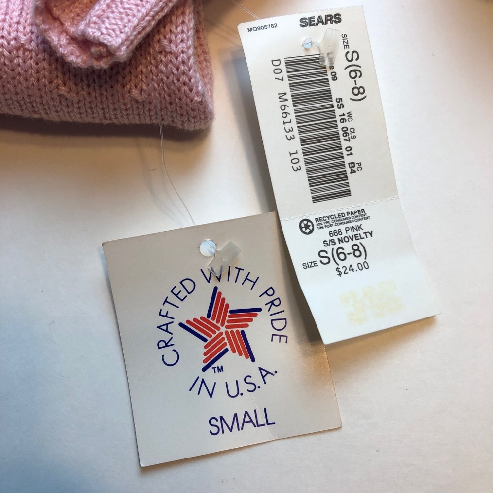 Vintage Bay Point Threads Floral Knit Sweater - Picture 5 of 8